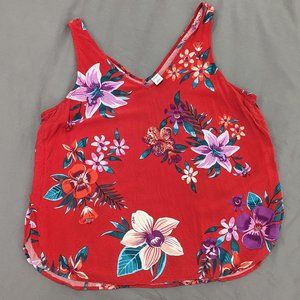 Old Navy Women's Tropical Tank Top - Size Large